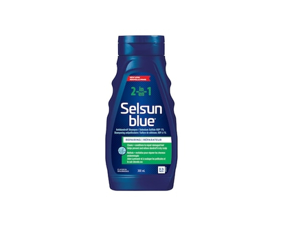 Selsun Blue 2-In-1 Anti-Dandruff Shampoo and Conditioner, Helps Control Dandruff, Itching and Flaking, Cleans and Conditions in One Step Application -