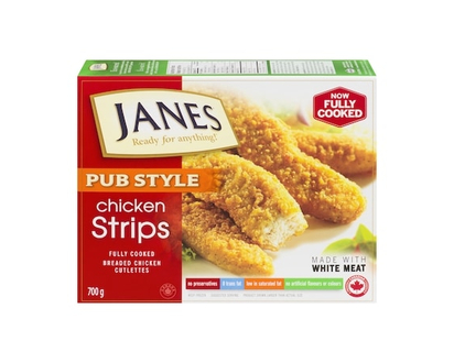 Janes Pub Style Chicken Strips, Fully Cooked - 700.0 G
