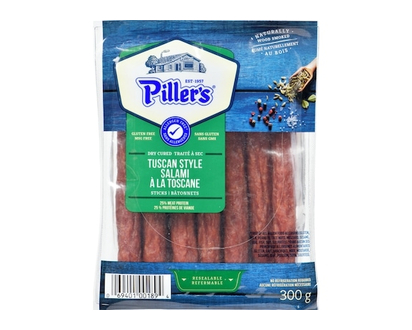 Pillers Tuscan Style Salami Sticks Dry Cured - 300.0 G