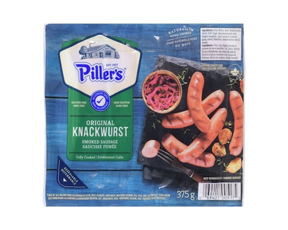Pillers Smoked Sausage Original Knackwurst - 375.0 G