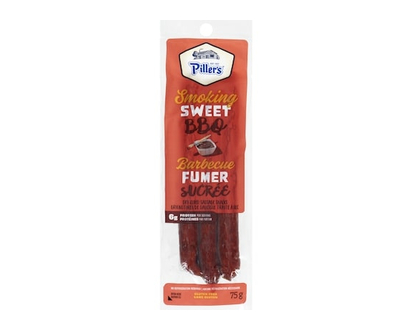 Pillers Dry Cured Sausage Snacks Smoking Sweet Bbq - 75.0 G