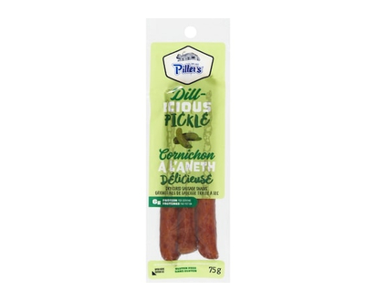 Pillers Dry Cured Sausage Snacks Dill-Icious Pickle - 75.0 G