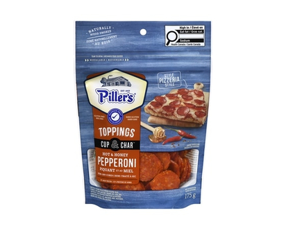 Pillers Toppings Cup & Char Pepperoni Hot & Honey - 175.0 G