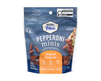Semi-Dry Cured Snacks Pepperoni Minis Original - 175.0 G