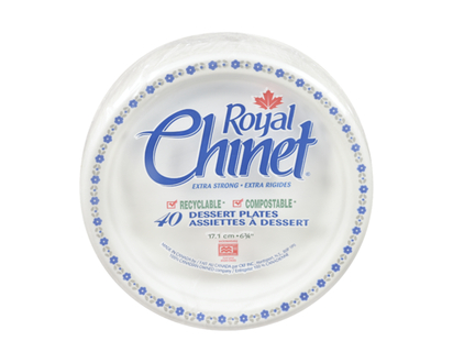 Royal Chinet Dessert Plate - 40.0 EA