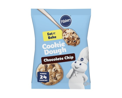 Pillsbury Pâte à biscuits aux pépites de chocolat, Prête à cuire, 24 unités - 454.0 G