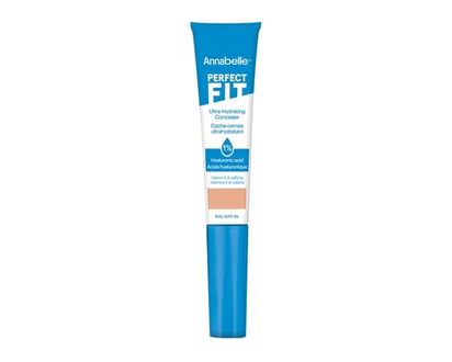 Annabelle Perfect Fit Ultra-Hydrating Concealer With 1% Hyaluronic Acid, Niacinamide, Caffeine And Vitamin E Fair - 9.0 ML