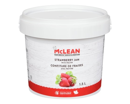 Confiture Fraises Pectine Mcle - 1.5 L