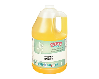 Milkshake Syrup Banana - 4.0 L
