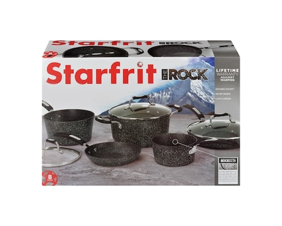 Starfrit The Rock 8 Piece Forged Cookware Set - 1.0 EA