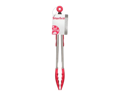 Starfrit Red 12 Inch Silicone Tongs - 1.0 EA