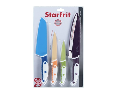 Starfrit 4 Piece Knife Set - 1.0 EA
