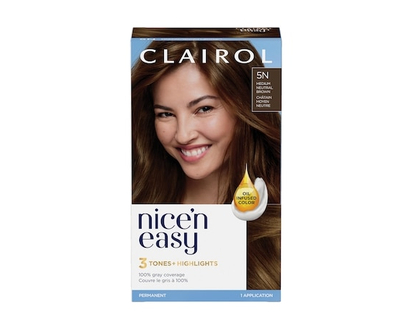 Clairol Nice'N Easy Permanent Hair Dye, Superior Natural Looking Colour - 1 EA