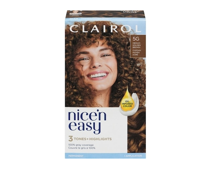 Nice N' Easy Nice'n Easy 5G Medium Golden Brown, Permanent Hair Dye, Superior Natural Looking Colour - 1.0 EA