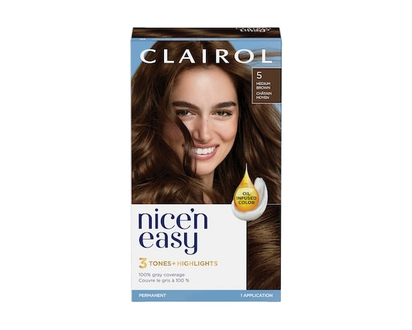 Clairol Nice'N Easy Permanent Hair Dye, Superior Natural Looking Colour - 1 EA