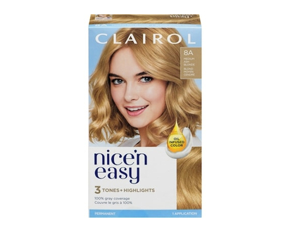 Clairol Nice'N Easy Permanent Hair Dye, Superior Natural Looking Colour - 1 EA