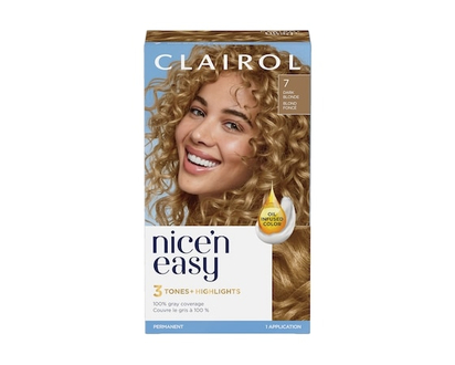Clairol Nice'N Easy Permanent Hair Dye, Superior Natural Looking Colour - 1 EA