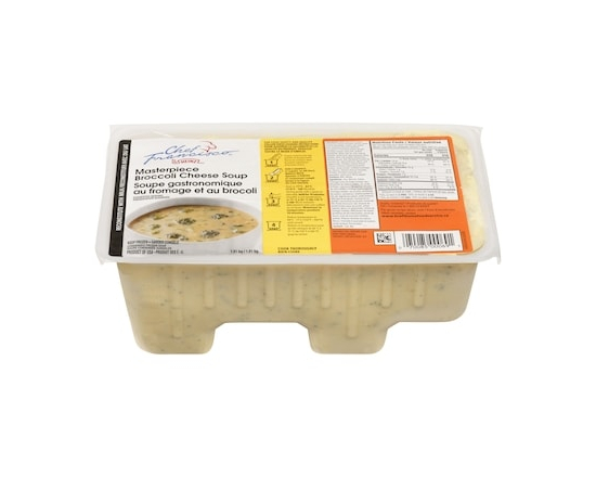 Condensed Frozen Soup Masterpiece Broccoli Cheese Soup - 1.81 KG