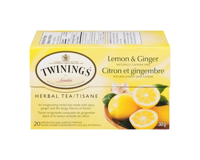 Twinings 20ct Lemon & Ginger - 20 EA