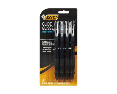 Bic 1.6MM Velocity Bold BLACK Retractable Pens - 1.0 EA