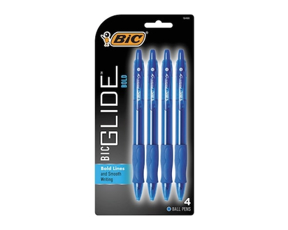 Bic 1.6MM Velocity Bold BLUE Retractable Pens - 1.0 EA