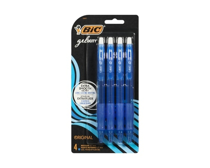 Bic Gelocity Original Blue Gel Pens - 1.0 EA