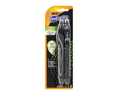 Bic Gelocity Gel Pen Medium Black Ink - 1.0 EA