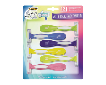 Bic Soleil Bella 4 Blade Disposable Razor for Women - 12.0 EA