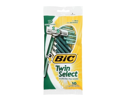 Bic Twin Select Disposable Razors - 10.0 EA