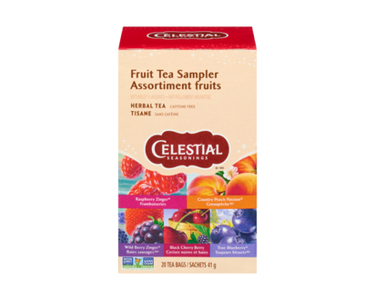 Celestial Seasonings Herbal Tea, Fruit Sampler - 20.0 EA