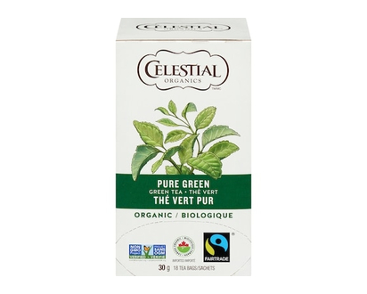 Celestial Seasonings Organic Pure Green Tea - 18.0 EA