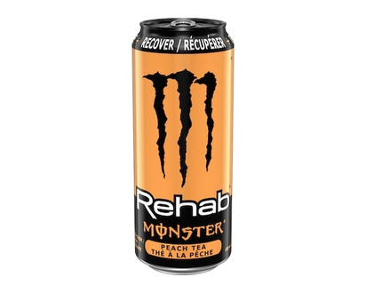 Monster Energy Rehab Peach Tea - 458.0 ML