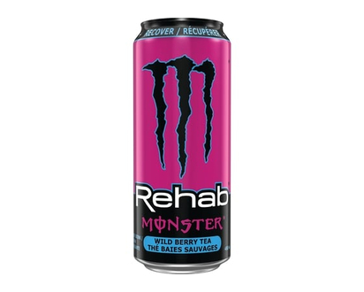 Monster Rehab Wild Berry Tea, Can - 458.0 ML