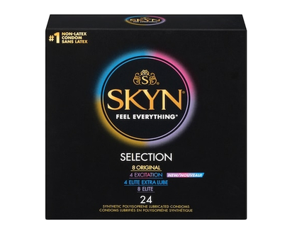 Lifestyles Selection Non Latex Variety Pack Condom - 24 EA