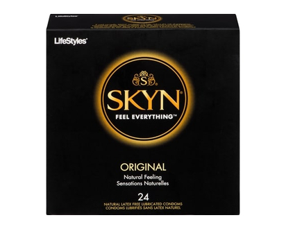 Skyn Lubricated Condoms Original Natural Latex Free - 24.0 EA