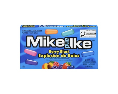 Mike & Ike Chewy Berry Flavoured Candies Berry Blast - 120.0 G