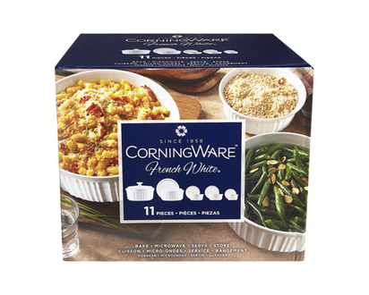 Corningware French White Serveware Set, 11 piece - 1.0 EA