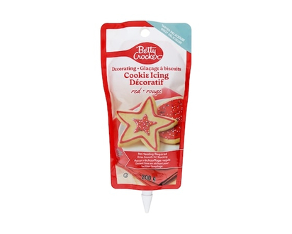 Betty Crocker Decorating Cookie Icing Red - 200.0 G