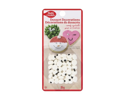 Betty Crocker Dessert Decorations Candy Eyeballs - 25.0 G
