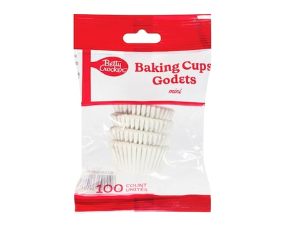 Betty Crocker Baking Cups Mini - 100.0 EA