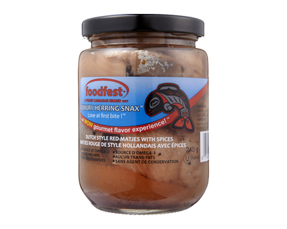 Foodfest Kosher Red Matjes Herring with Spices - 240.0 G