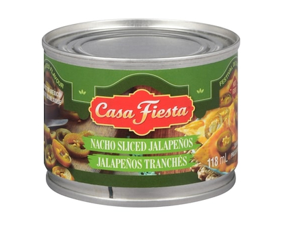 Casa Fiesta Nacho Sliced Jalapeños Hot - 118.0 ML