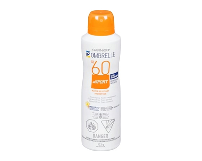Garnier Ombrelle Continuous Spray Sport Sunscreen, SPF 60 - 122.0 G