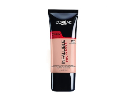 L'Oreal Paris Infallible Foundation 102 Shell Beige - 1.0 EA