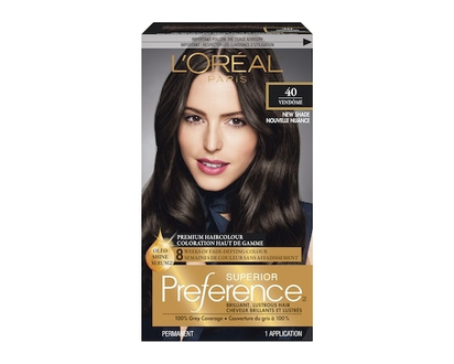 L'Oreal Paris Superior Preference, 40 Dark Brown - 1.0 EA