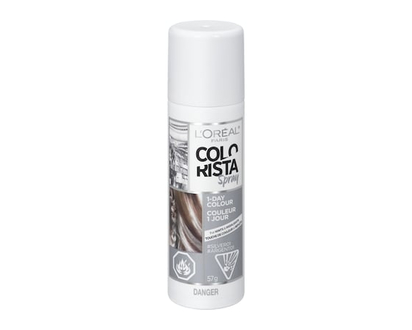 L'Oréal Paris Hair Makeup Temporary, Semi Permanent 1-Day Hair Color Spray For Hints and Highlights, Ammonia and Peroxide Free - 1 EA