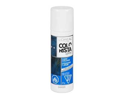L'Oréal Paris Hair Makeup Temporary, Semi Permanent 1-Day Hair Color Spray For Hints and Highlights, Ammonia and Peroxide Free - 1 EA