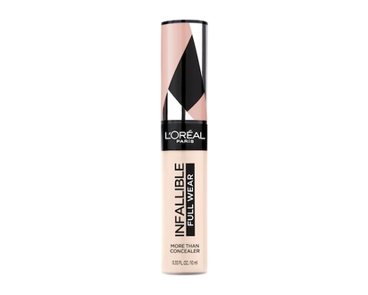 L'Oreal Paris Concealer Infallible Full Wear, One-Swipe Complete Coverage, Matte Finish, Longwear Up to 24hr, Porcelain - 10.0 ML