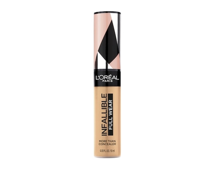 L'Oreal Paris Concealer Infallible Full Wear, One-Swipe Complete Coverage, Matte Finish, Longwear Up to 24hr, Cashew - 10.0 ML