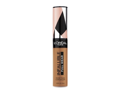 L'Oreal Paris Concealer Infallible Full Wear, One-Swipe Complete Coverage, Matte Finish, Longwear Up to 24hr, Honey - 10.0 ML